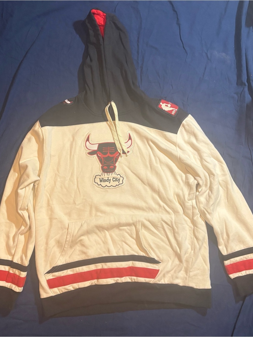 Chicago Bulls Windy City NBA Hoodie Hardwood Classics by Majestic